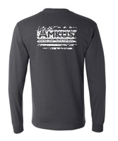 Amkus Flag Jerzees® Dri-Power® Long Sleeve 50/50 T-Shirt